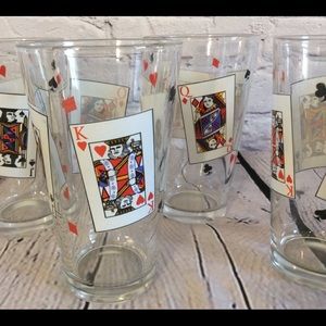 Luminarc 16oz Tumblers Playing Cards Pub 4pcSets